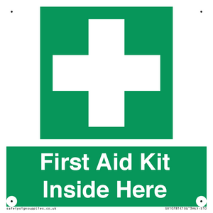 First Aid Kit Inside Here